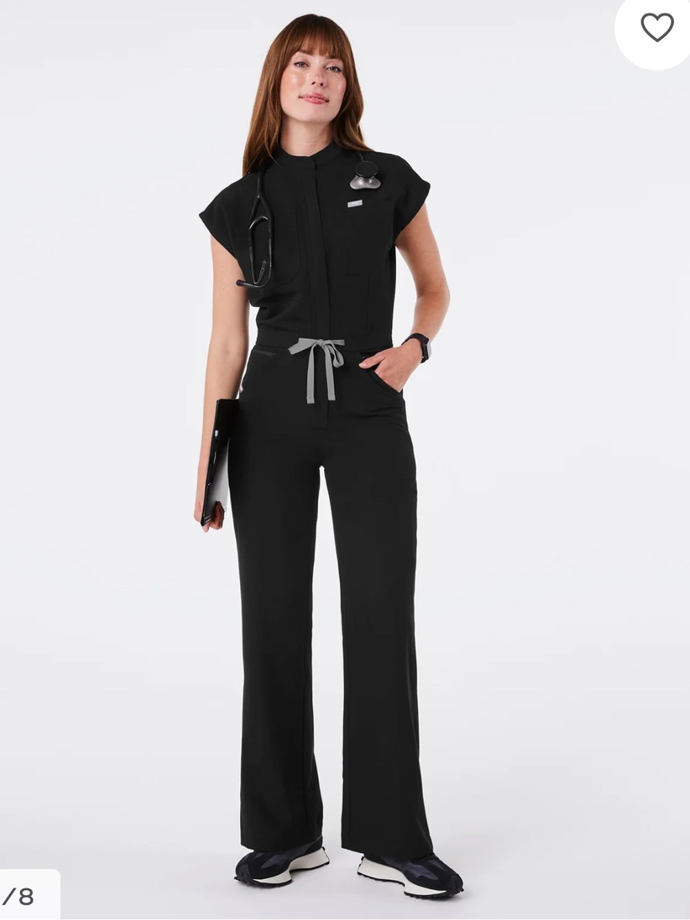Figs Rafaela Wide-Leg ScrubJumpsuit